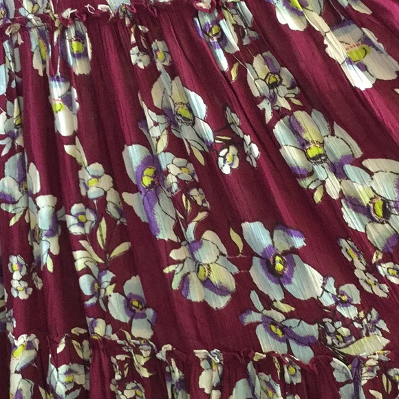 NWT Free People Garden Party dress,red XS, black S - Picture 6 of 8